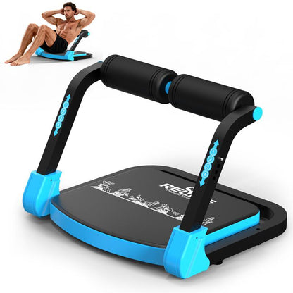 RELIFE Sit-Up Ab Trainer 330LBS Capacity Core Crunch & Roll-Up Machine Home Gym Abdominal Workout Equipment Ideal New Year Gift