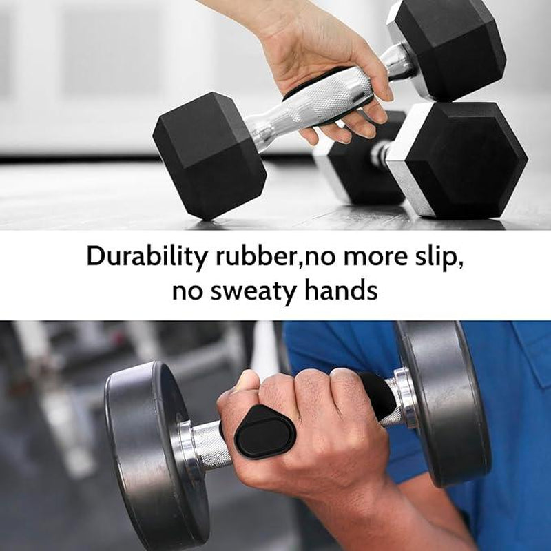 Manueklear2Pcs Anti-Slip Fitness Grip Pads - Silicone Non-Slip Palm Protectors, Ergonomic Design for Comfortable Holding, Suitable for Various Workouts like Deadlifts, Barbell, Dumbbells, Weightlifting, and More, Best for Christmas