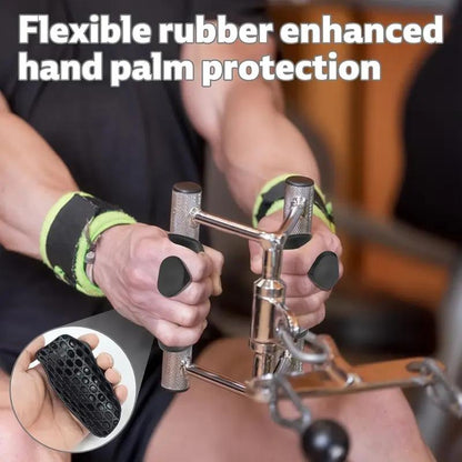 Manueklear2Pcs Anti-Slip Fitness Grip Pads - Silicone Non-Slip Palm Protectors, Ergonomic Design for Comfortable Holding, Suitable for Various Workouts like Deadlifts, Barbell, Dumbbells, Weightlifting, and More, Best for Christmas