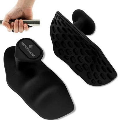 Manueklear2Pcs Anti-Slip Fitness Grip Pads - Silicone Non-Slip Palm Protectors, Ergonomic Design for Comfortable Holding, Suitable for Various Workouts like Deadlifts, Barbell, Dumbbells, Weightlifting, and More, Best for Christmas
