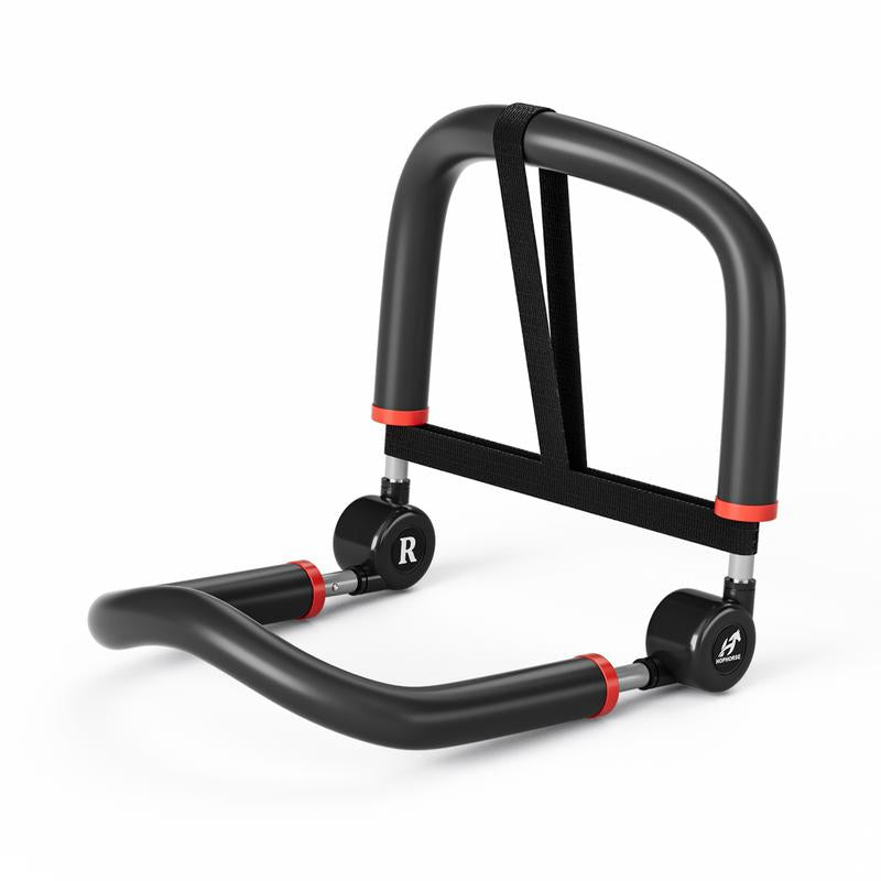 HOPHORSE Ab Machine, Core & Sit up Exercise Equipment for Home Gym, Ab Workout Equipment for Stomach Workout, Resistance Bands, 4 Resistance Levels, Adjustable, Automatic Rebound, Ab Trainer Machine